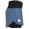 Женские летние шорты Sportful Cardio W Shorts серо-голубые